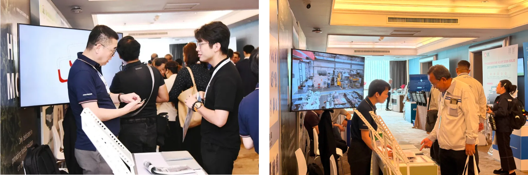 品成金屬在S15展位與壓鑄行業精英展開技術討論和深度交流