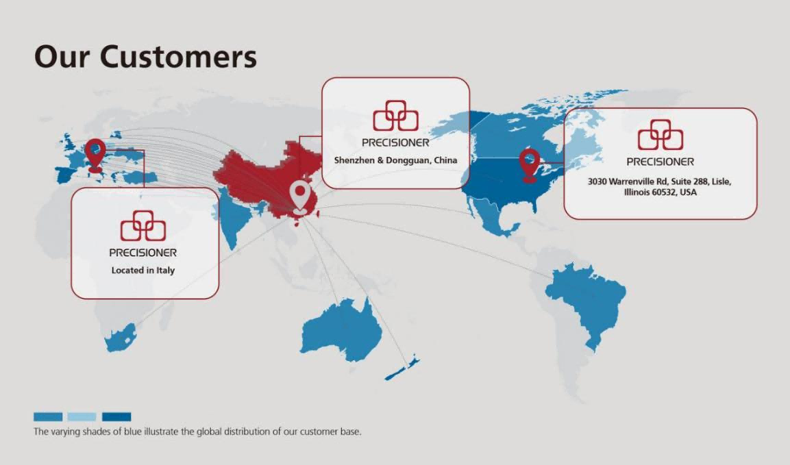 品成金屬已為全球30多個國家及地區客戶，累計交付高壓壓鑄模具6000+套、修飾模具4000+套